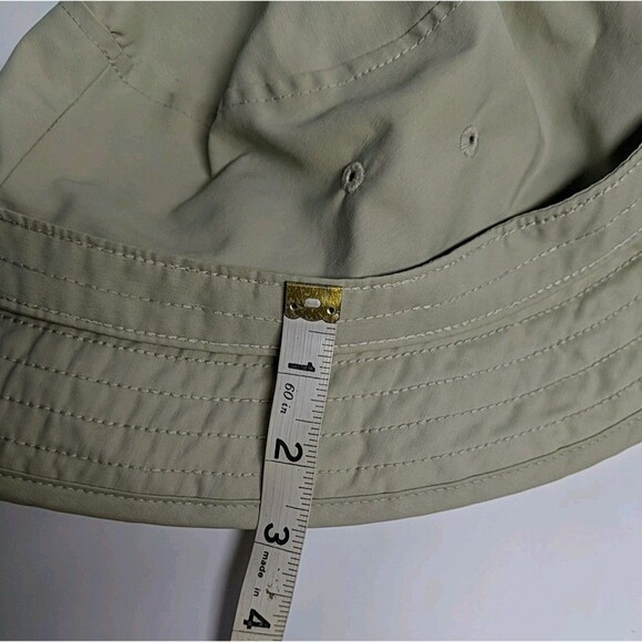 Eddie Bauer Bucket Hat Fabric Lined Small / Medium Beige Travel Summer Sun S/M - Picture 9 of 10
